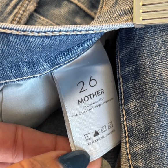 MOTHER Light Wash Straight-Leg Jeans - Picture 3 of 8